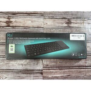 Rii K22 Wireless 2.4GHz multimedia Keyboard with Touchpad